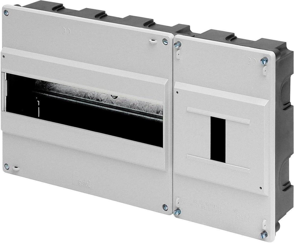 Groepenkast Behuizing - ICP Behuizing - Elektrische Installatie - 12 Recessed Elementen - 348 x 188 x 55 mm - Wit