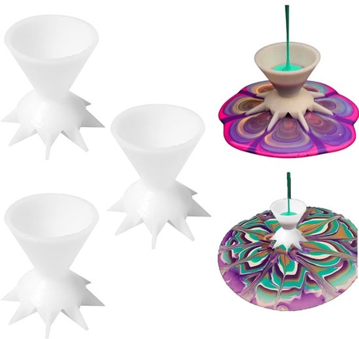 Store_8 - Split Cup voor Verf Gieten - Diy Schilderen Trechter