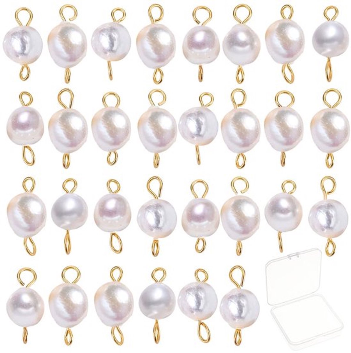 Onf3 - Natuurlijke zoetwater parel kralen - DIY sieraden maken