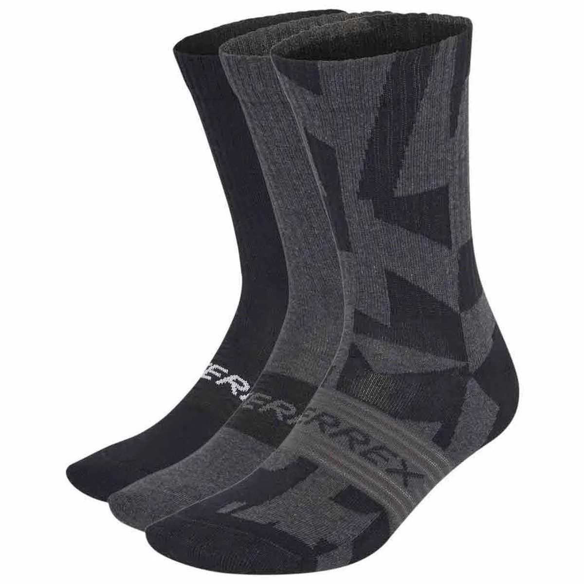 Adidas Terrex Multi Crewsokken 3 Paren Zwart