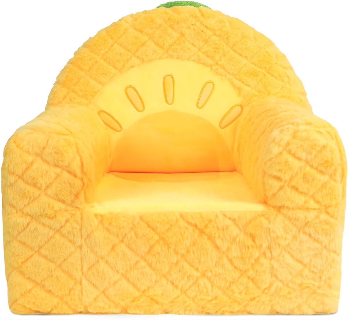 Ploutos® Kindersofa - Kinderbank - Kinderstoel - Geel - 50cm x 44cm x 47cm