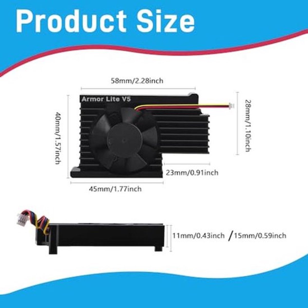 Vt products - Actieve koeler - Raspberry Pi 5 koeling - Ultra-ijzeren