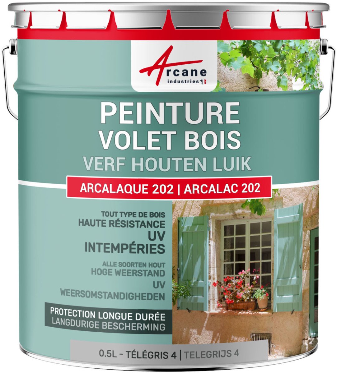 Verf voor houten luiken: ARCALAQUE 202
