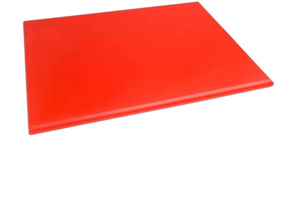 Hygiplas Kleurcode Snijplank Rood 600x450x25mm J047 - Dikke Plank - Horeca