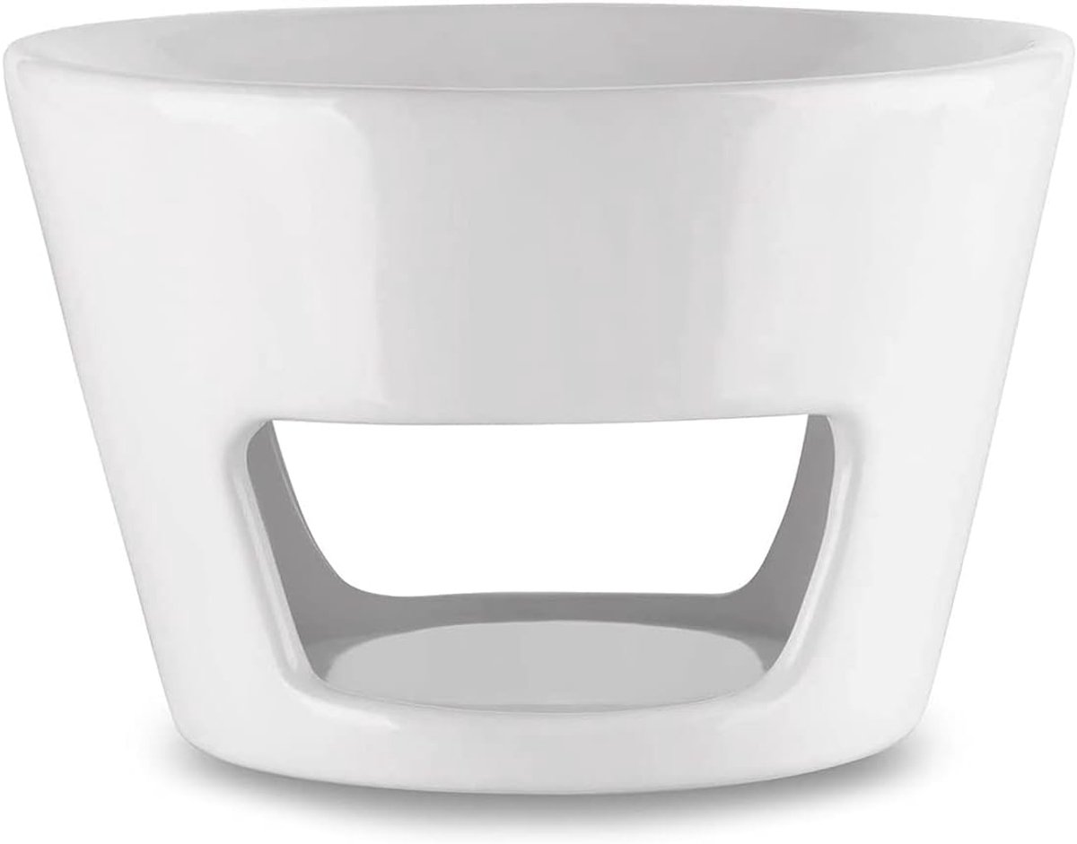wit van keramiek - aromalamp - 15cm bij 10cm - geurbrander - aromaverstuiver - olie vernevelen - etherische oliebrander - Aromatherapie - geurolie - wellness - ontspanning - SPA