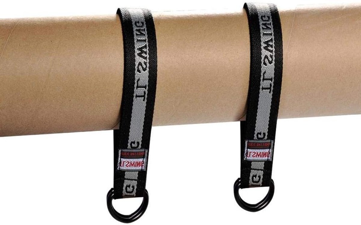 Schommel Ophangbanden - Hangmat Straps - Veilig Ophangen - Weerbestendig Nylon - 200 kg per stuk - Zwart