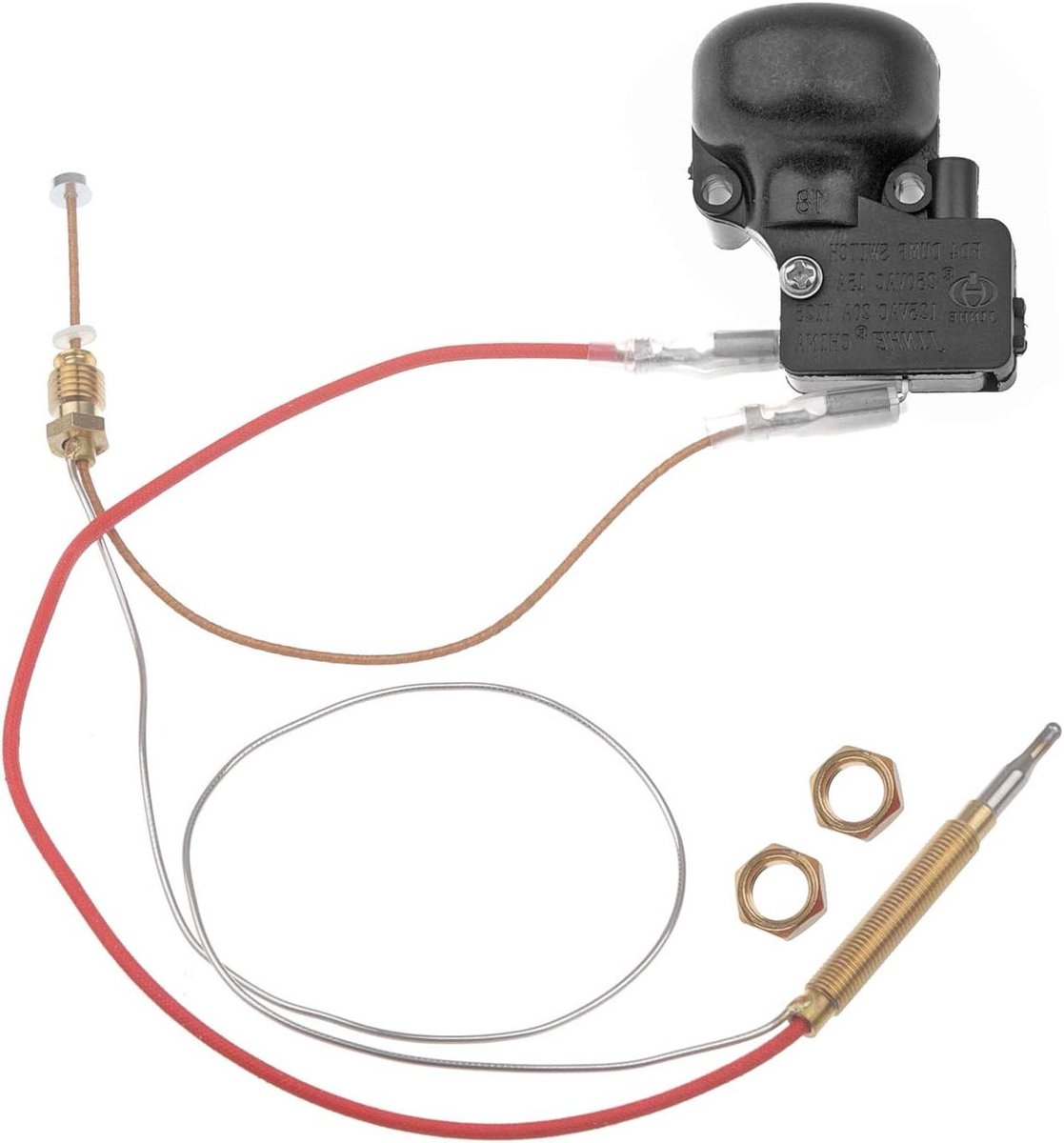 Terrasverwarmer Thermokoppel - Gasverwarming Onderdeel - Veilig Gas Gebruik - Met Kantelschakelaar - 41 cm - Messing