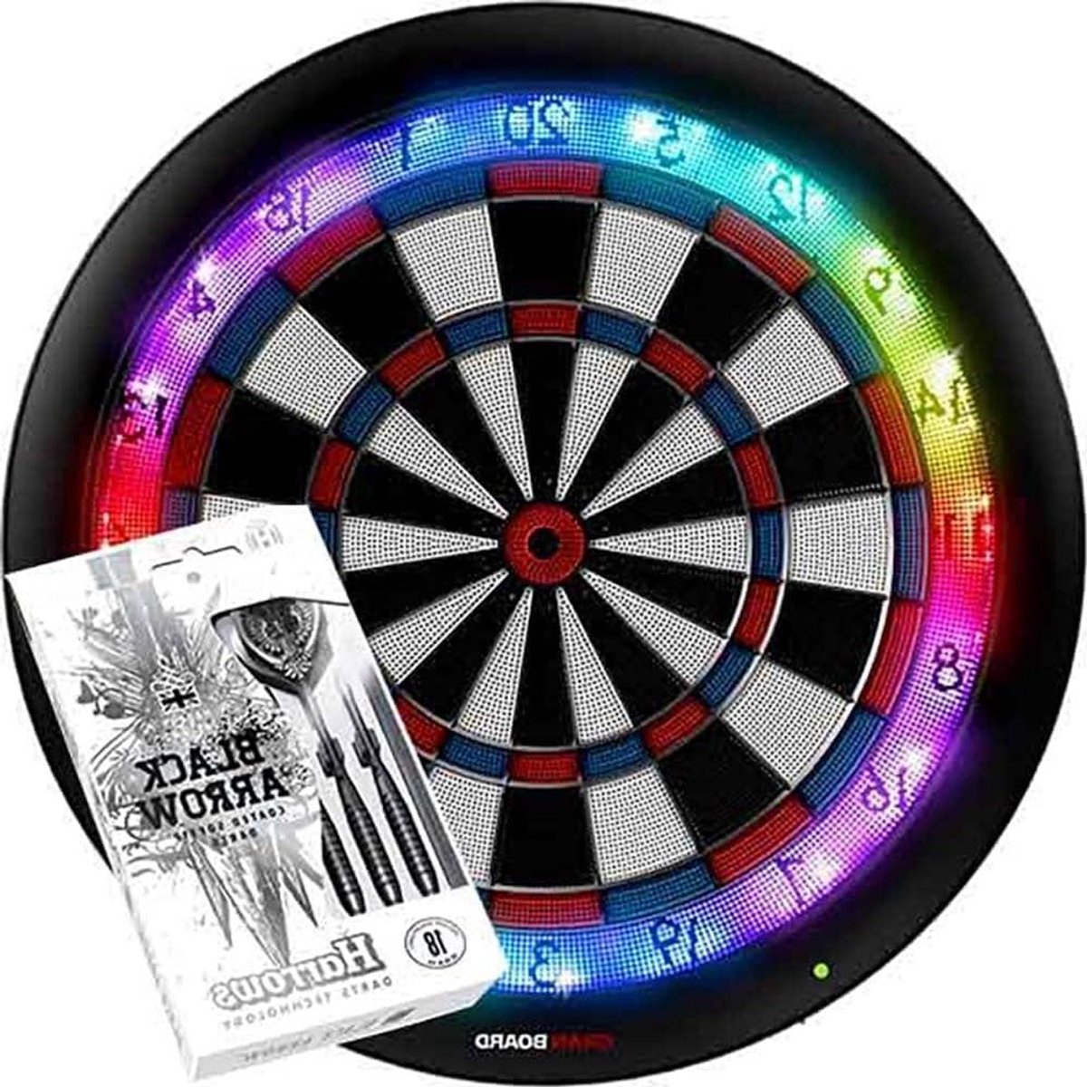 Elektronisch Dartbord - Dartspel - Thuis Spelen - Online Verbinding - 18 inch - Zwart