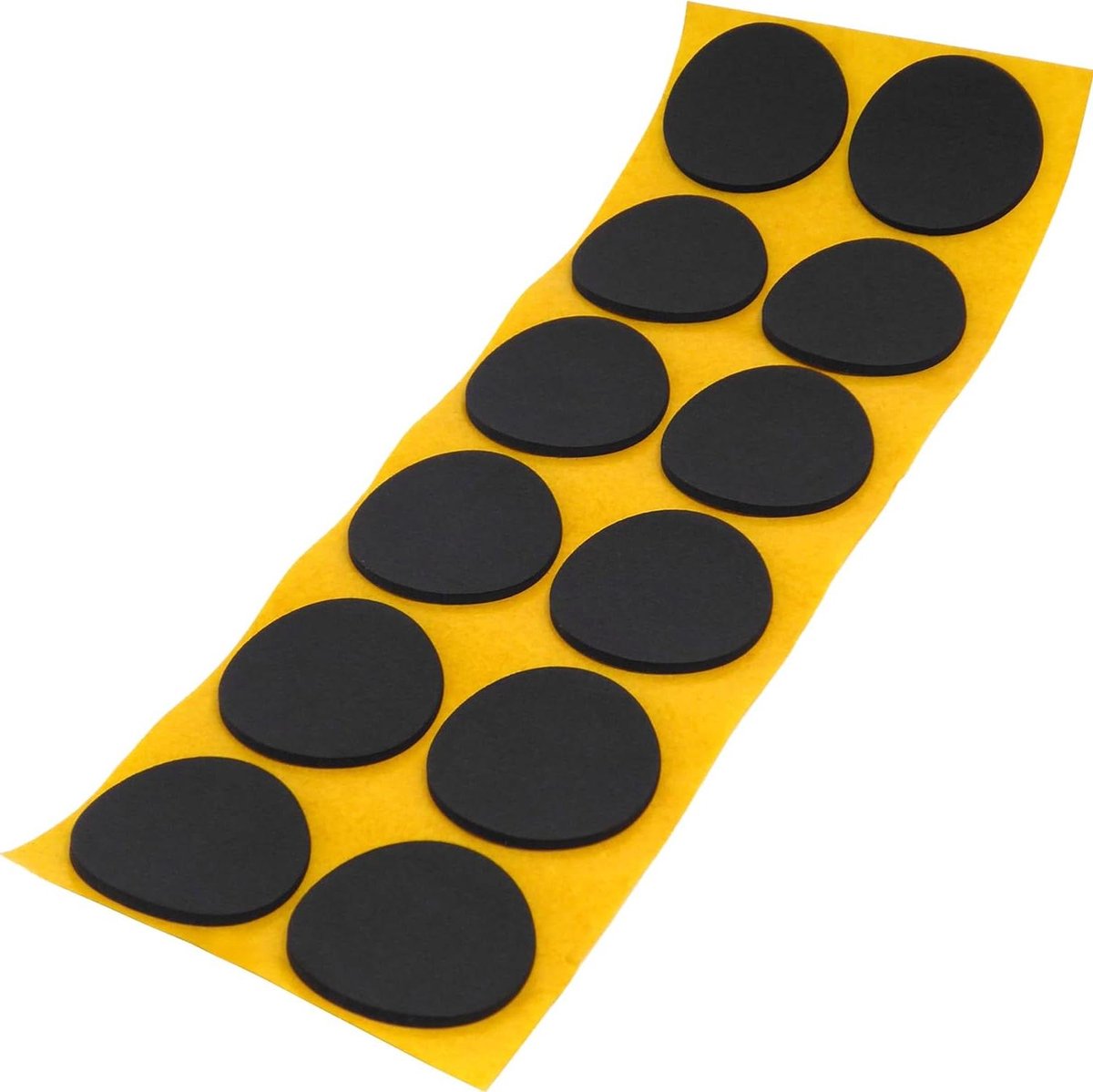Zelfklevende Pads - Antislip Rubber - Meubels Beschermen - Schokabsorberend - 12 Stuks Ø 4 cm - Zwart