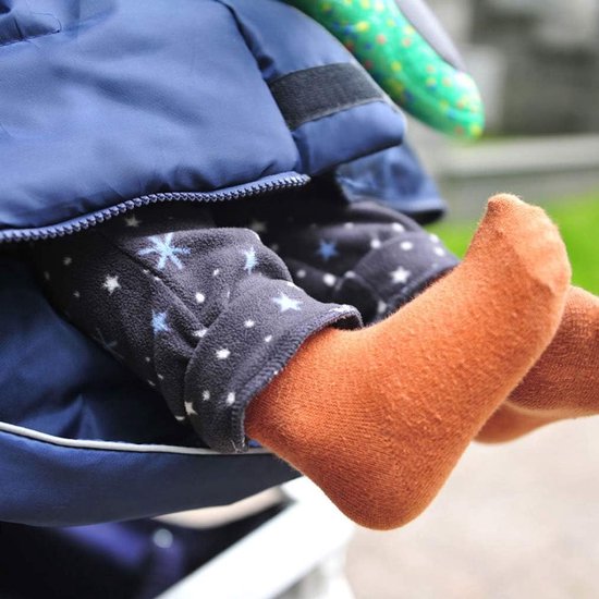 Baby Bunting Bag - Voetenzak Kinderwagen - Warm Houden - Waterdicht & Universeel - 94x48 cm - Marineblauw — afbeelding 4