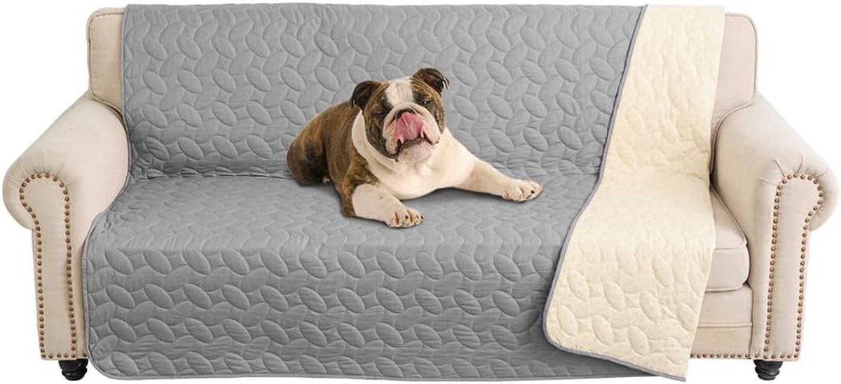 Huisdier Bed Cover - Honden deken - Meubels beschermen - Waterdicht ontwerp - 52x82 Inch - Lichtgrijs