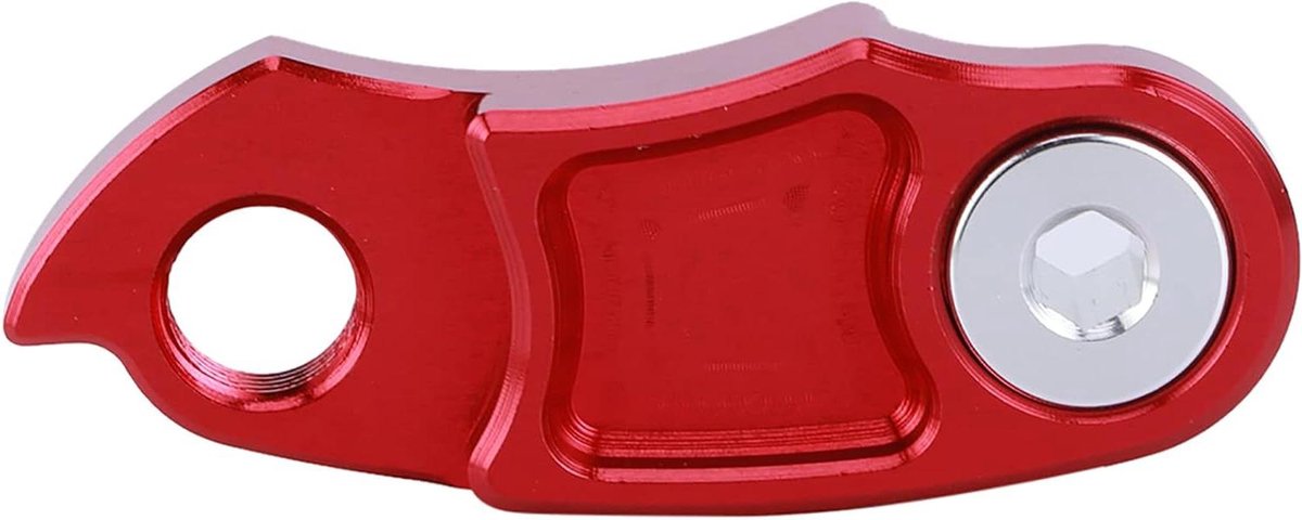 Fiets derailleurhanger - Staarthaak verlengstuk - Soepeler schakelen - Verbeterde compatibiliteit - 508 mm lengte - Rood