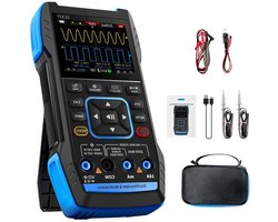 Oscilloscoop Multimeter - Signaalgenerator Meetinstrument - Elektronica Testen - Twee Kanalen 50MHz - 250MS/s - Grijs