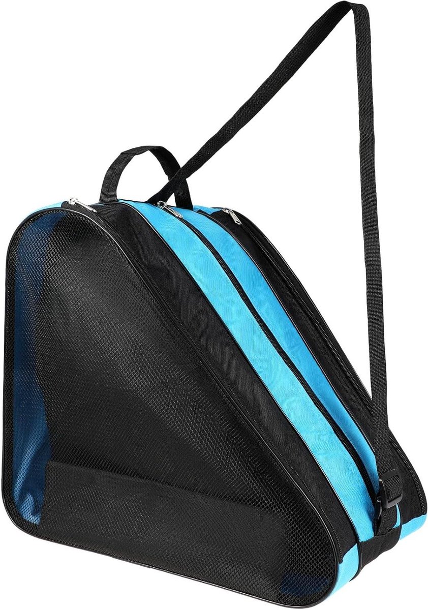 Skate Tas Kinderen - Schaats Tas - Schoenen Vervoeren - Grote Capaciteit - 37 x 39 x 24 cm - Blauw