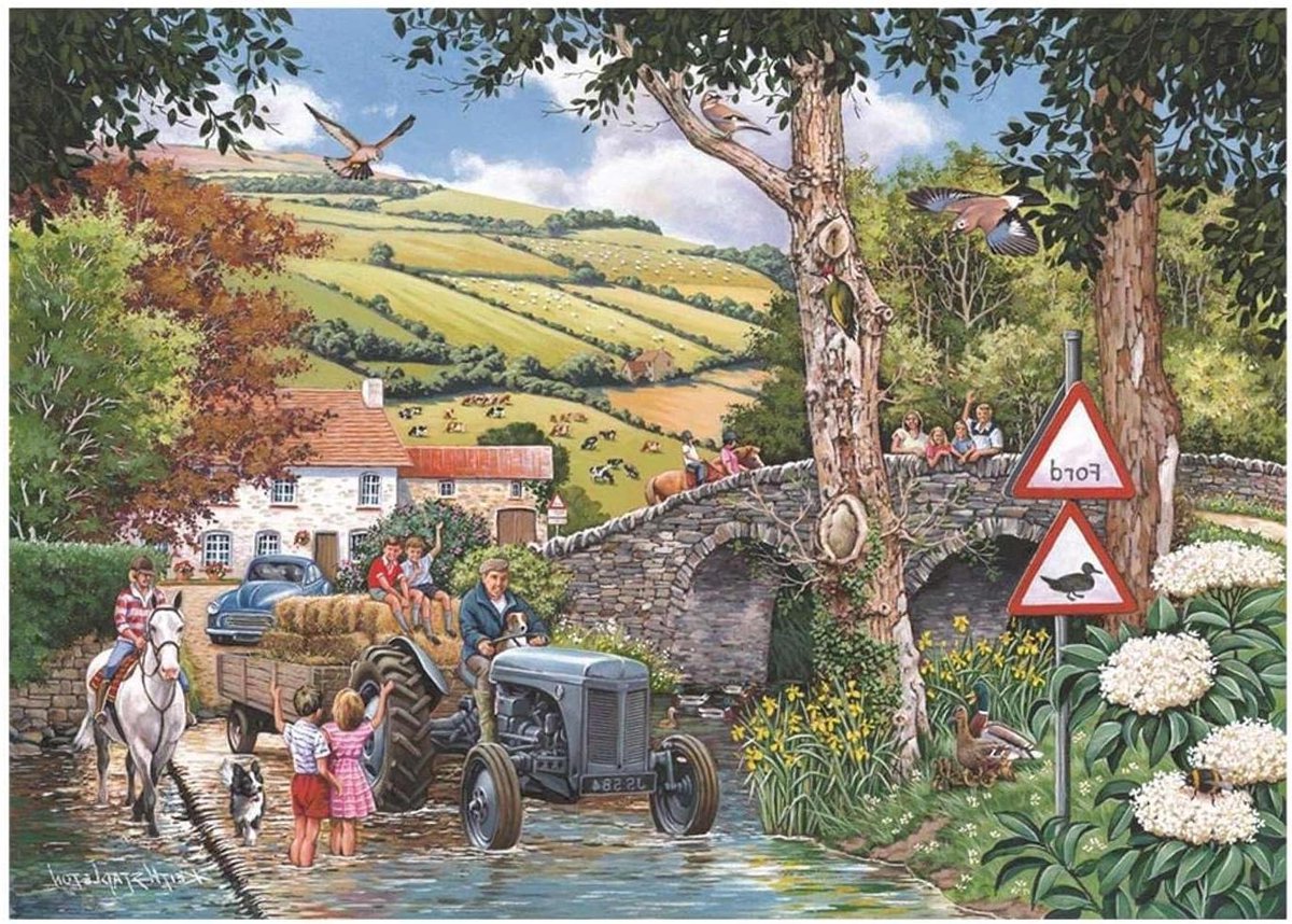 Legpuzzel 1000 stukjes - Puzzel Volwassenen Kunstpuzzel - Ontspannen Tijdverdrijf - Unieke Puzzelstukken - 48 x 69 cm - Meerkleurig