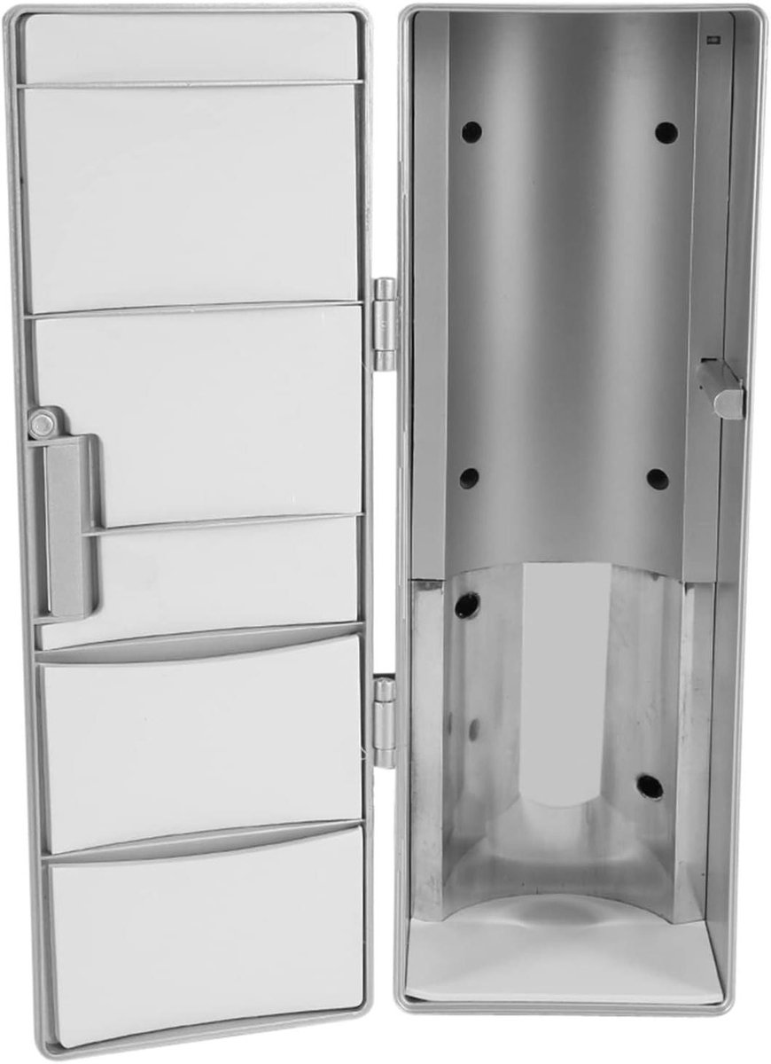 Mini Koelkast - USB Koeler - Dranken Koelen - Verwarmen en Koelen - 12 x 8.5 x 25 cm - Zwart