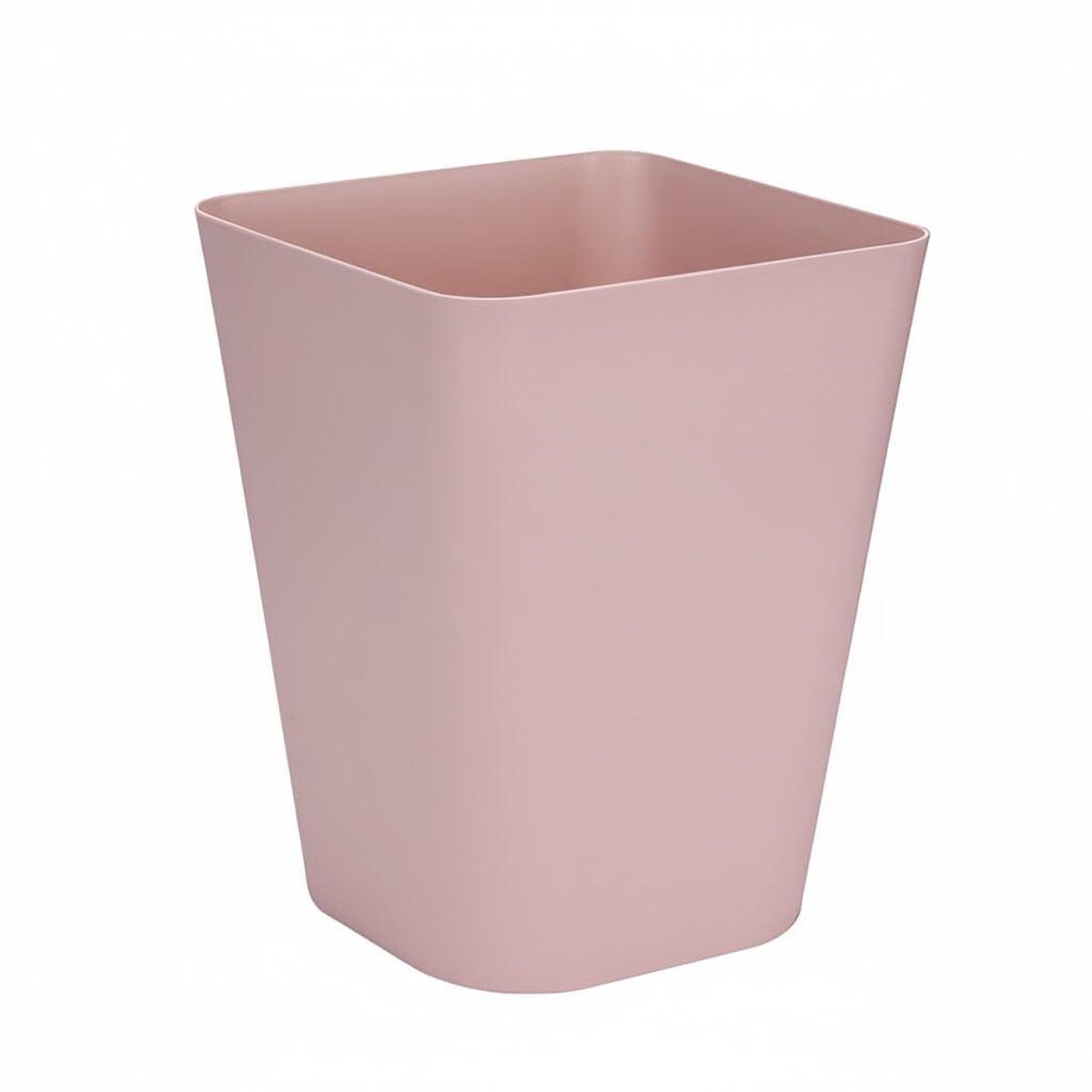 Papiermand Kunststof - Afvalemmer Papieremmer - Kantoor Keuken - Compact Ontwerp - 29 cm 12 L - Roze