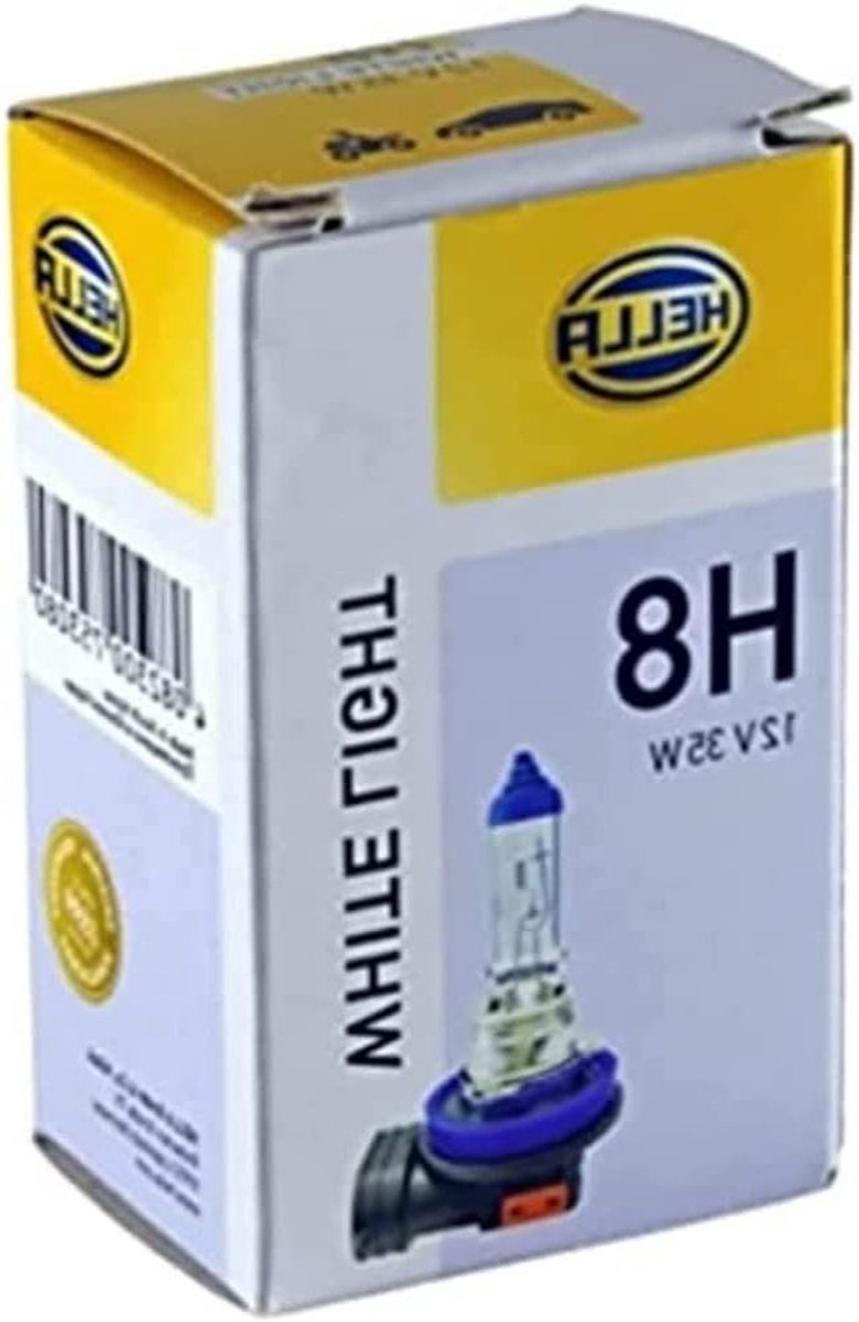 Gloeilamp H8 - Autolamp Xenon Look - Veiliger Rijden - Tot 30% Meer Licht - 12V 35W - Wit