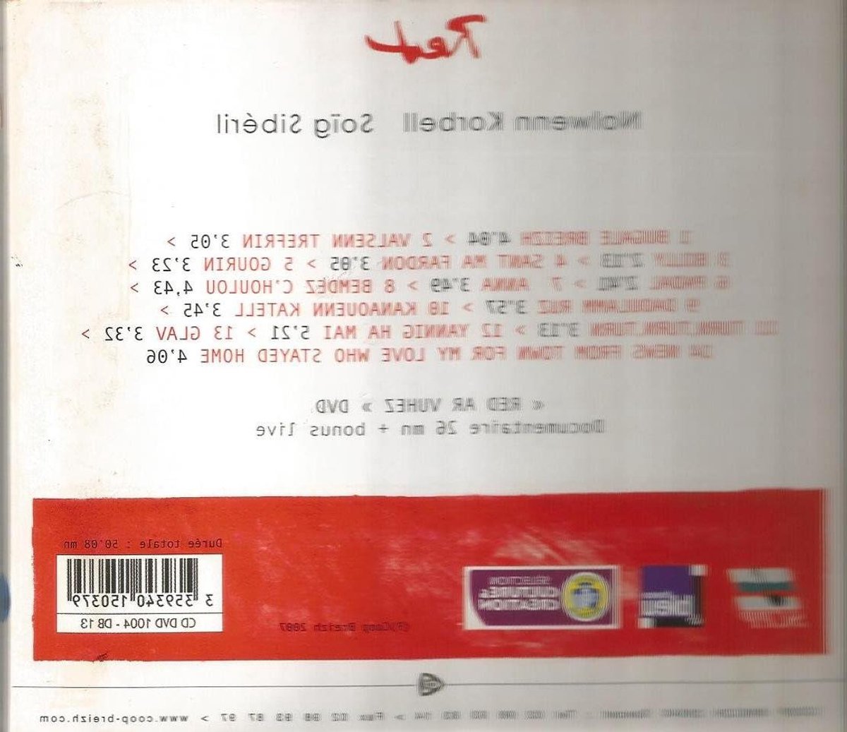 Muziek Album - CD Set - Muziek Luisteren - Dubbel Album - 14.09 x 12.63 cm - Rood