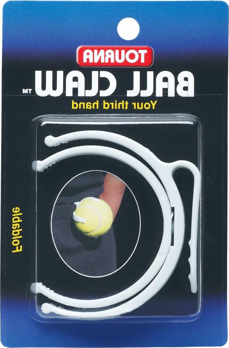 Ball Claw Tennis - Balhouder - Tennis Training - Compact Opvouwbaar - 25 x 19 x 8 cm - Wit