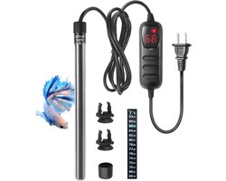 Aquarium Verwarmer - Dompelpomp Heater - Water Temperatuur - Met LED Display - 300W - Zwart