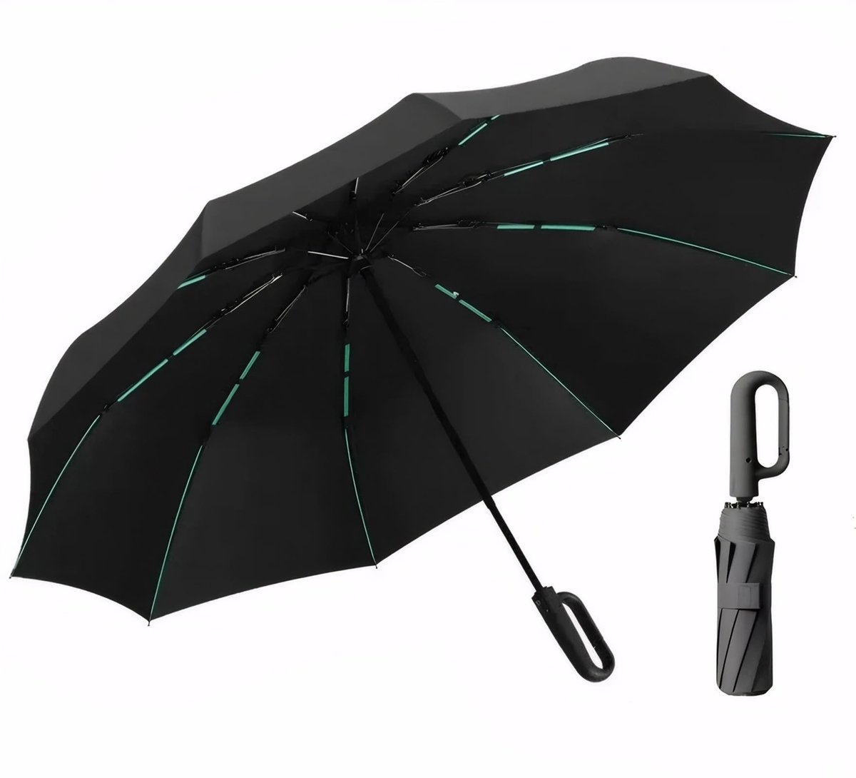 Dailygoods- Reisparaplu Groot Formaat - Opvouwbaar - Waterdicht - Winddicht - Lichtgewicht - Duurzaam Ontwerp - Paraplu