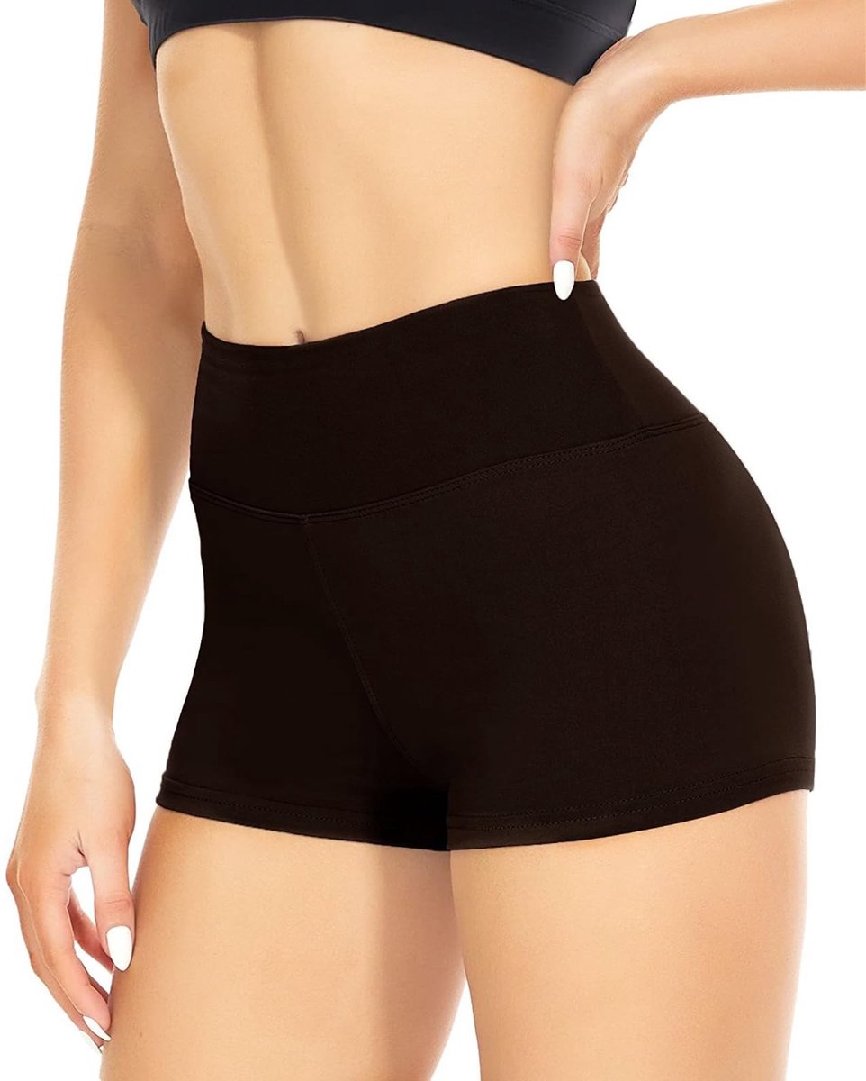 Dailygoods - Volleybalshorts voor dames, elastische sportshorts voor fitness, yoga en meer