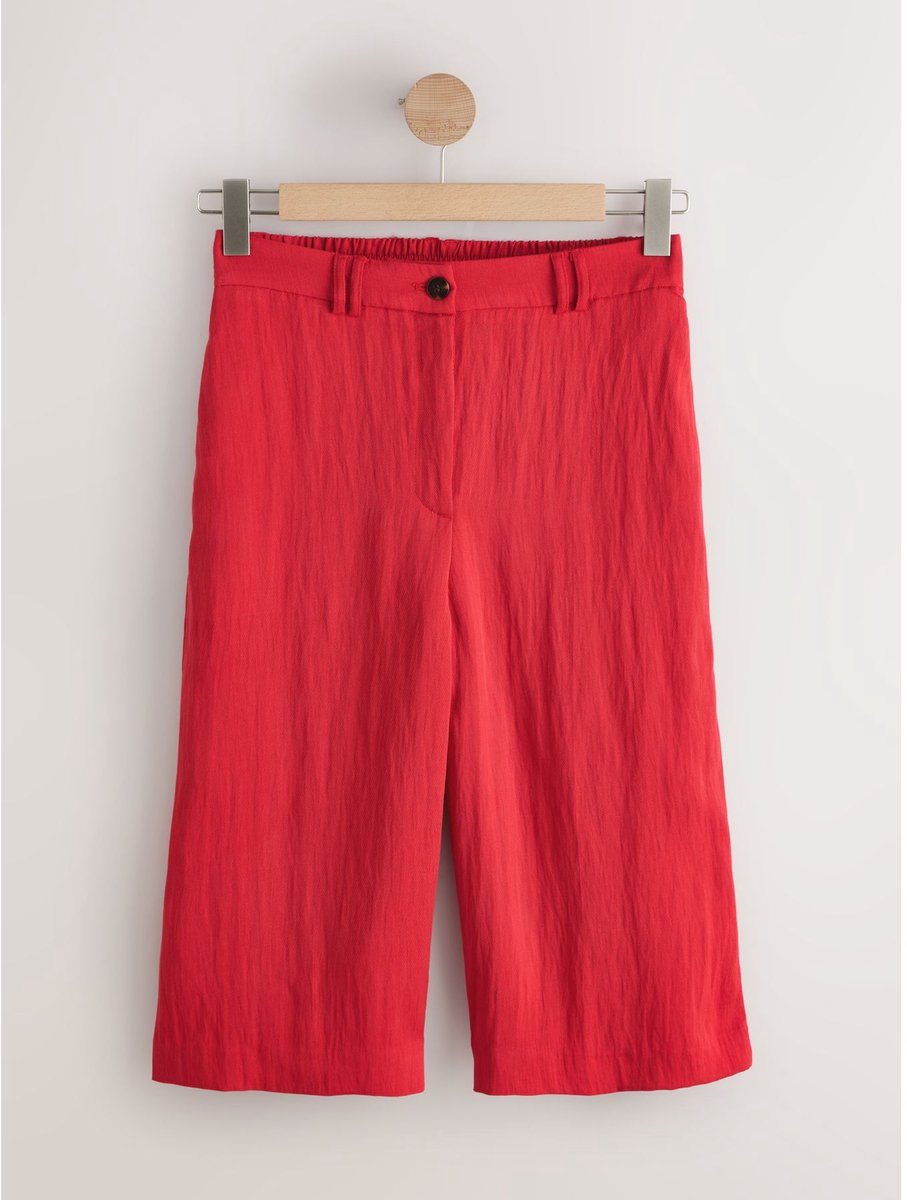 Next - Dames - Nette knielange short - Rood