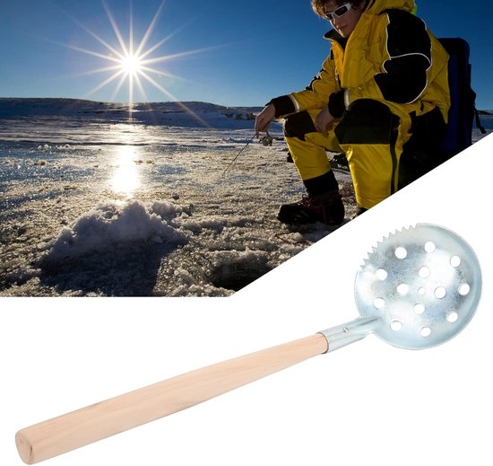 Ijsvisserij Lepel - IJsvis Skimmer - Winter Vissen - Gekartelde Ijsbreker - 34 cm Lengte - Niet gespecificeerd — afbeelding 2