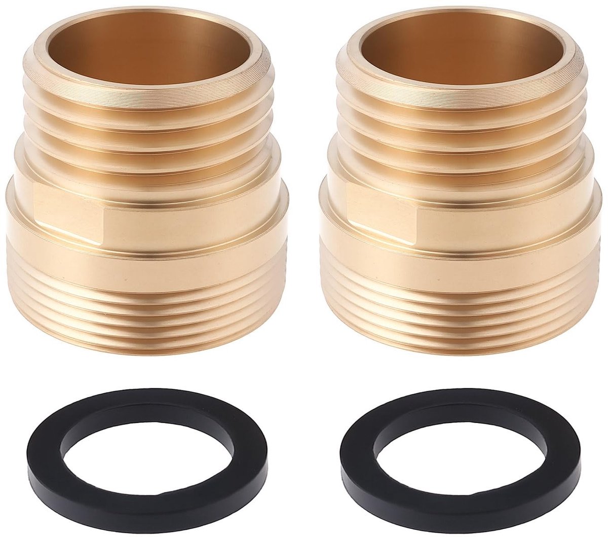 Dailygoods - 2 Stuks Messing Kraan Adapter voor Tuin Irrigatie