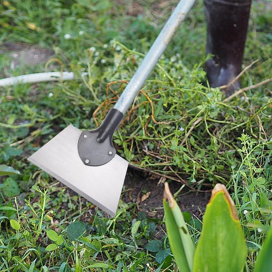 Platte schep voor landschapsarchitectuur, multifunctionele tuinschepje, multifunctionele tuinreinigingsschep, multifunctionele tuinreiniging, onkruidschraper, tuinreinigingsvel van Spear & Jackson — afbeelding 2