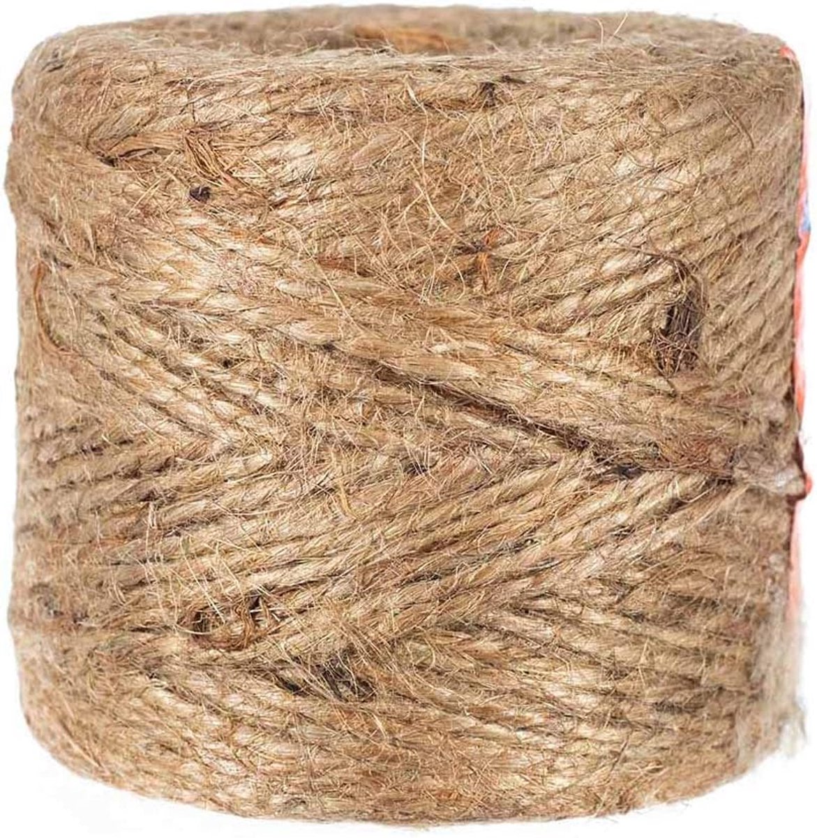 Jute Touw - Natuurlijk Bindtouw - Knutselen en Binden - Biologisch Afbreekbaar - 1.5MM - 450FT - Bruin