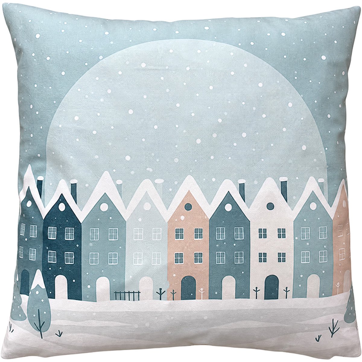 Clayre & Eef Sierkussen 45x45 cm Blauw Polyester