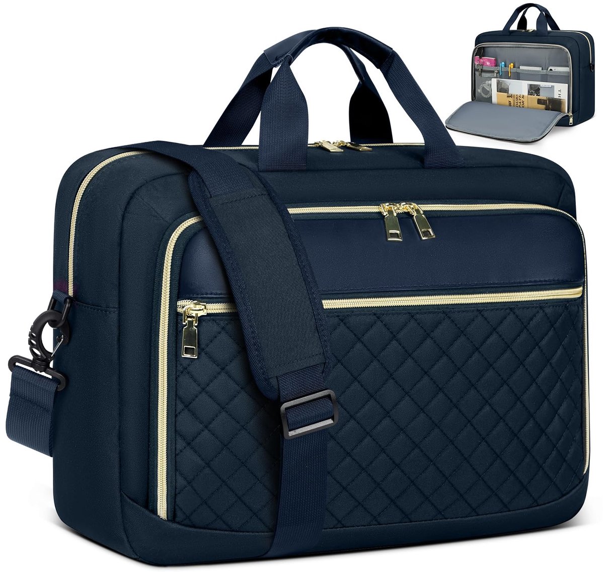 Dailygoods- Laptoptas 17,3 inch - Waterdichte Schoudertas - Hoge Capaciteit - TSA-vriendelijk - Lichtgewicht - Duurzaam Polyester - Computerbag