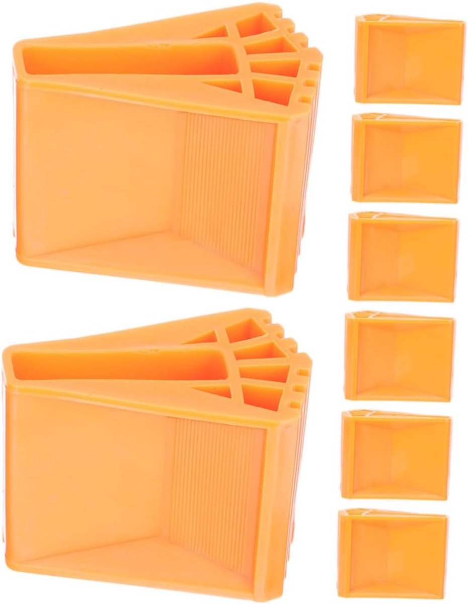 Ladder Voetjes - Antislip Steunen - Verbeter Stabiliteit - Snel te Installeren - 8 Stuks - Oranje