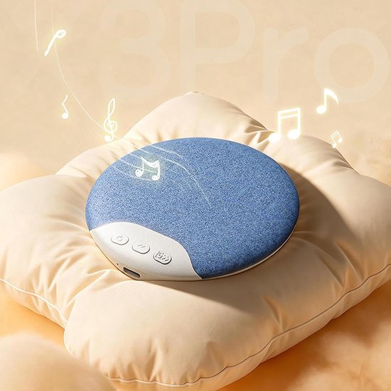 Kussenspeakers - Platte Hoofdtelefoons - Ontspannen Slapen - Automatische Uitschakeltimer - 2 x 12 x 2 cm - Zwart — afbeelding 2