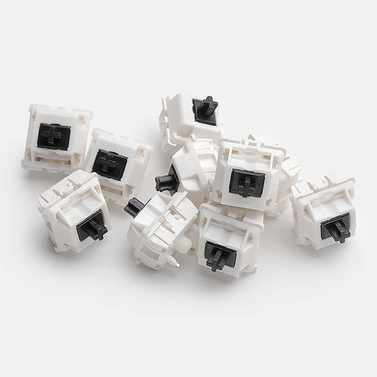 Toetsenbord Schakelaar - Mechanische Switch - Gaming Setup - Lage Wiebel - 5 Pin - Donker Jade — afbeelding 4