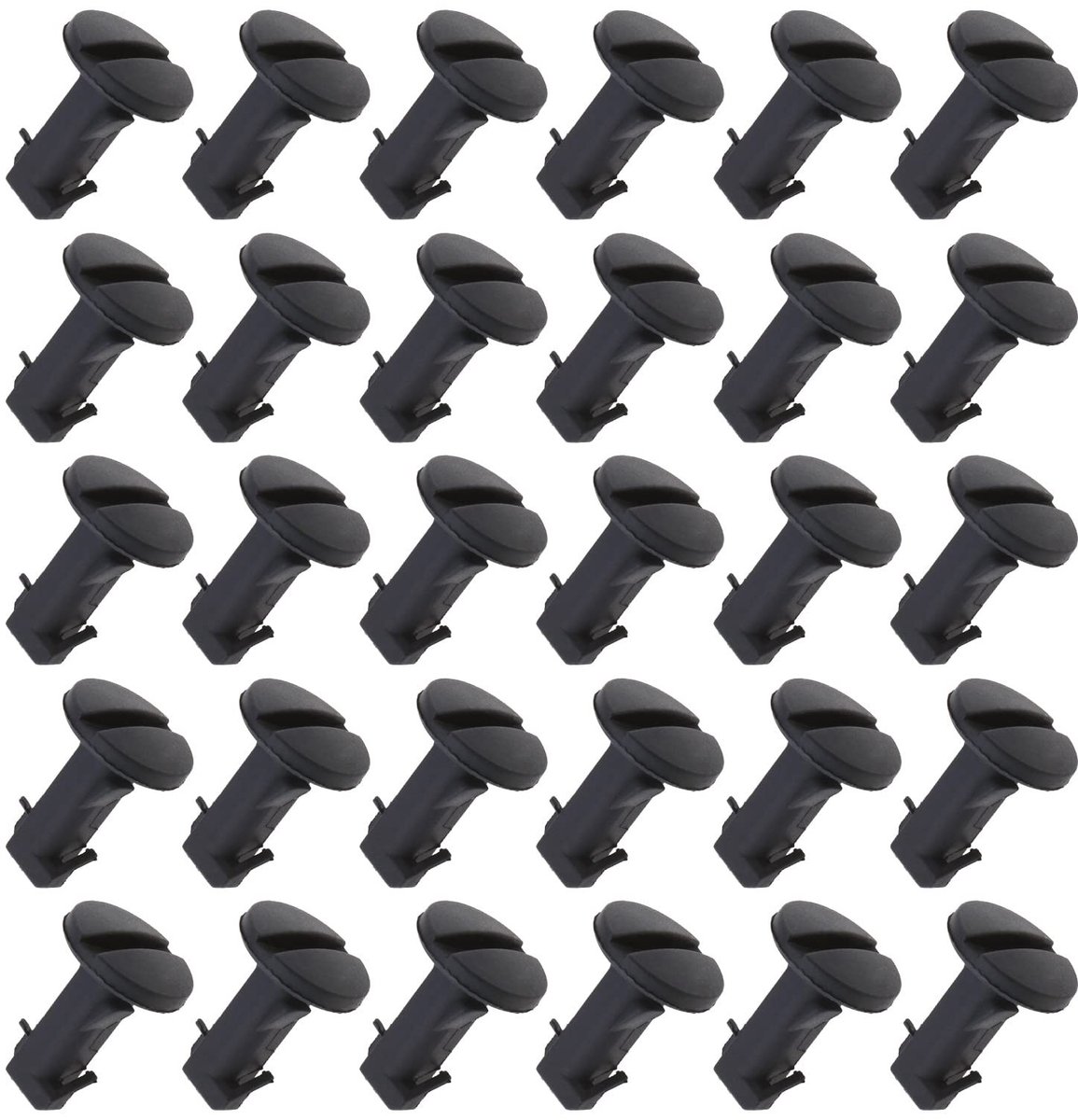 Dailygoods- Bumper Clips 30 Stuks - Voorbumper Clips - Compatibel met Land Rover Range Rover Sport 2010-2014 - Plastic - Antislijtage - Hoofddiameter 19mm - Autoclips