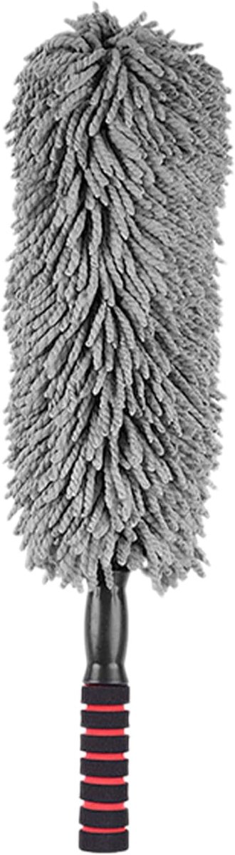 Auto Stofdoek - Microvezel Duster - Voertuig Reinigen - Telescopisch Buigbaar - Verstelbaar - Grijs