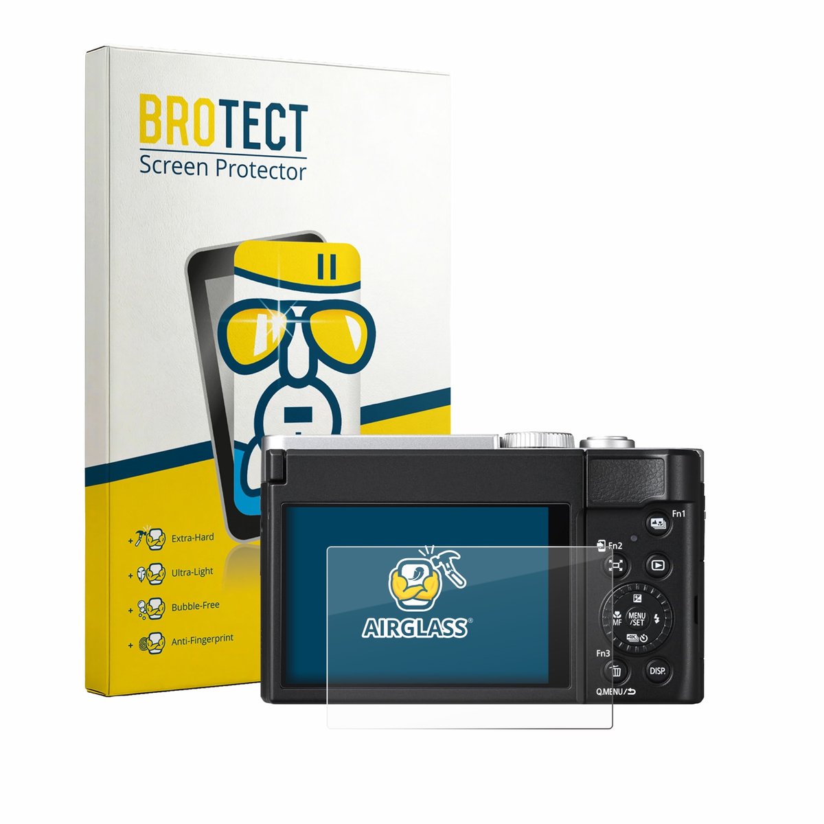 Screenprotector voor Panasonic Lumix DC-TZ99E-S Beschermglas transparant