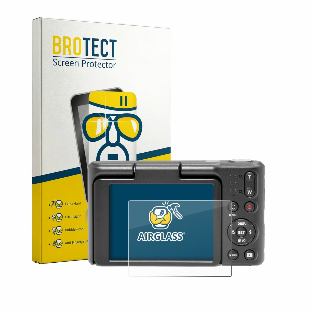 Screenprotector voor Kodak Pixpro C1 Beschermglas transparant