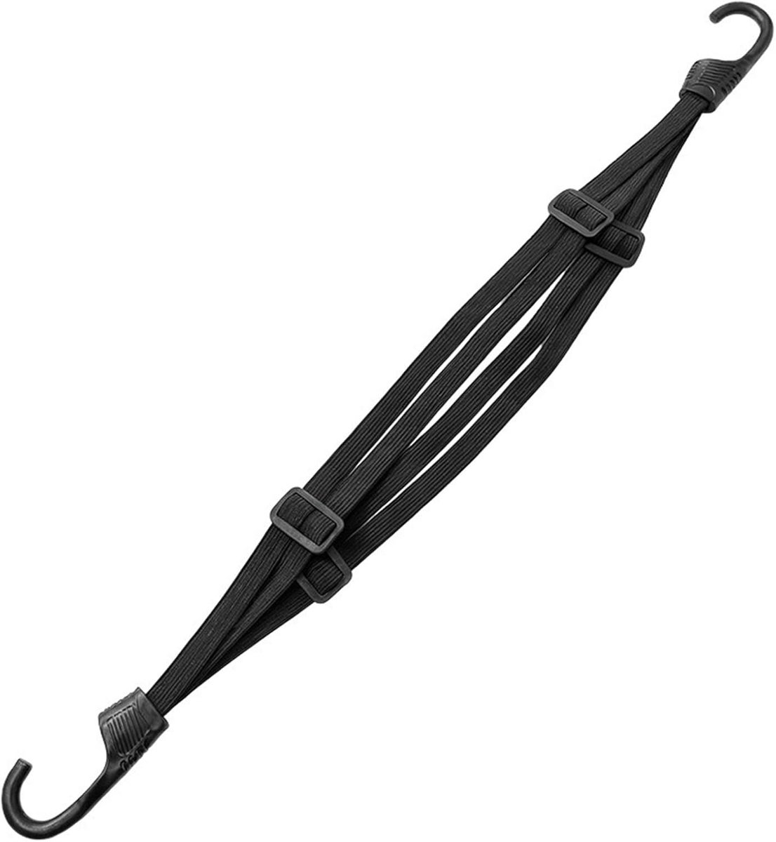 Elastische band - Spanband met haken - Bagage vastzetten - Universeel toepasbaar - 28x9cm - Groen