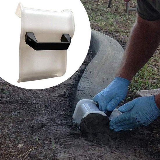 ONF3 - Plastic betonvorm - Bestrating - Handvat - 18,5 x 10 x 12,5 cm - Betonspeciaal - Voor tuin en oprit - Voordelig model van Onf3 — afbeelding 5