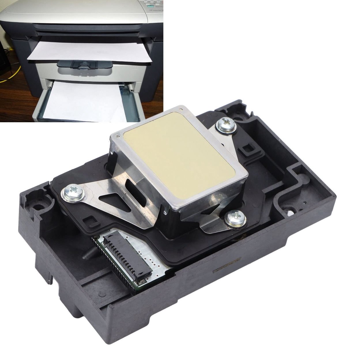 Dailygoods- Printkop Professioneel Ontwerp - Vervanging voor L801/L800/L805/L850/T50/T60/R290 - Duurzaam - Eenvoudig te Vervangen - ABS-Materiaal - Printeronderdeel