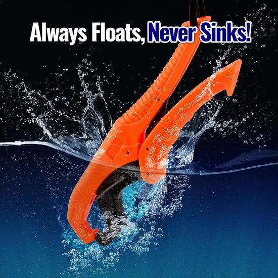 Vis Tang - Lip Gripper - Veilig Vissen - Drijvend Ontwerp - 1 Count - Oranje — afbeelding 4
