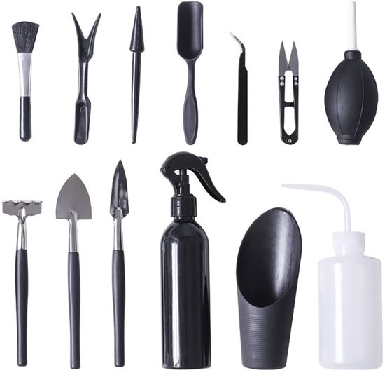 Dailygoods- Tuingereedschapset 14 Stuks - Vetplant Gereedschap - Transplantatie Gereedschappen - Opbergtas - Waterdichte Plantenpotmat - Lichtgewicht en Hoogwaardige Materialen - Tuingereedschap van Dailygoods — afbeelding 3