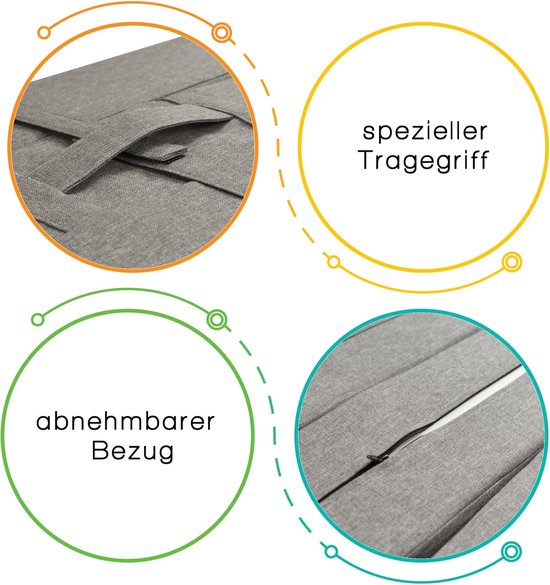 Schuimmatras - Campingmatras - 80 x 195 x 15 cm - Grijs van The Friendly Swede — afbeelding 4