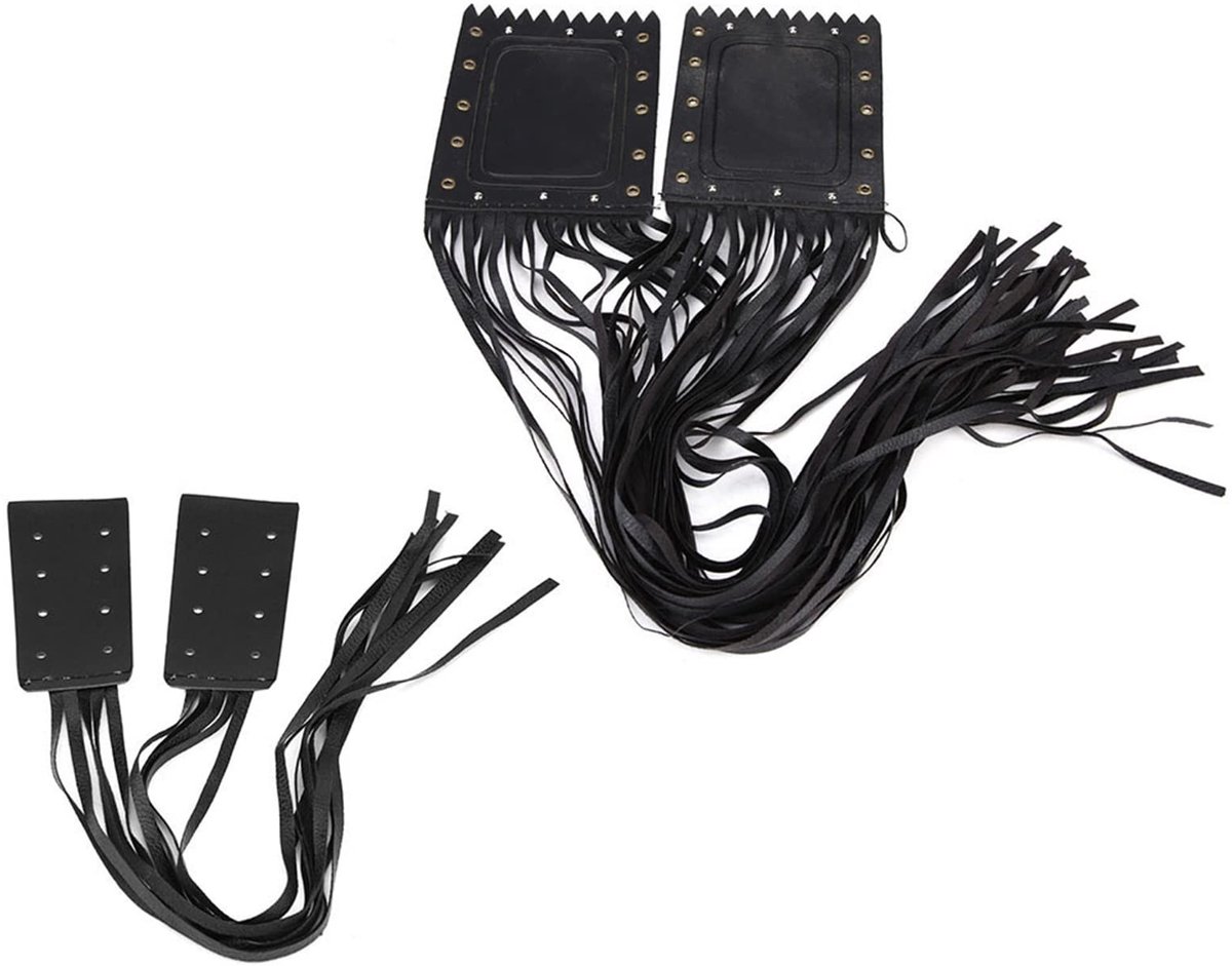 Dailygoods- Fringe Grip Cover Modieus Ontwerp - Universele Pasvorm - 2 Stuks - Slijtvast Synthetisch Leer - Waterdicht - Ergonomisch Ontwerp - Handvatcover