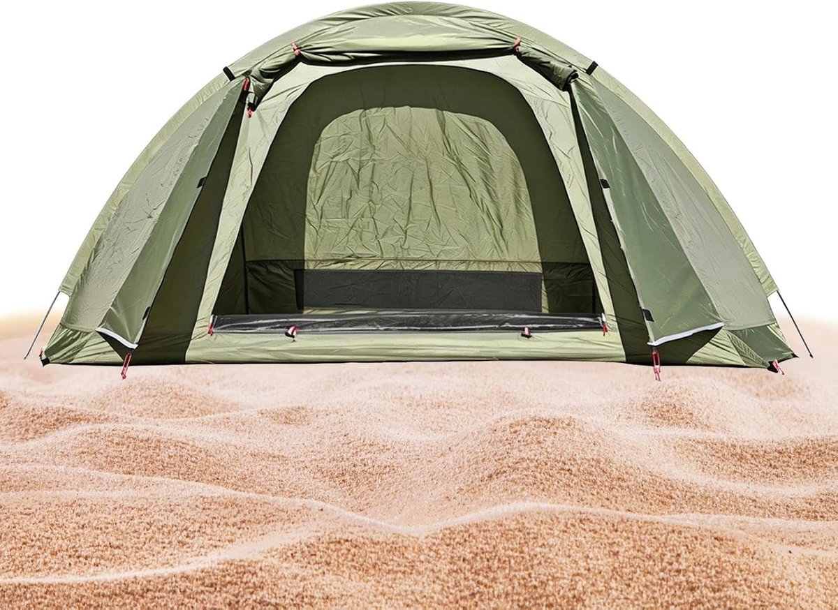 Rugzak Tent - Kampeertent Slaaptent - Outdoor Avontuur - Automatische Opzet - 1 Persoon - Leger Groen