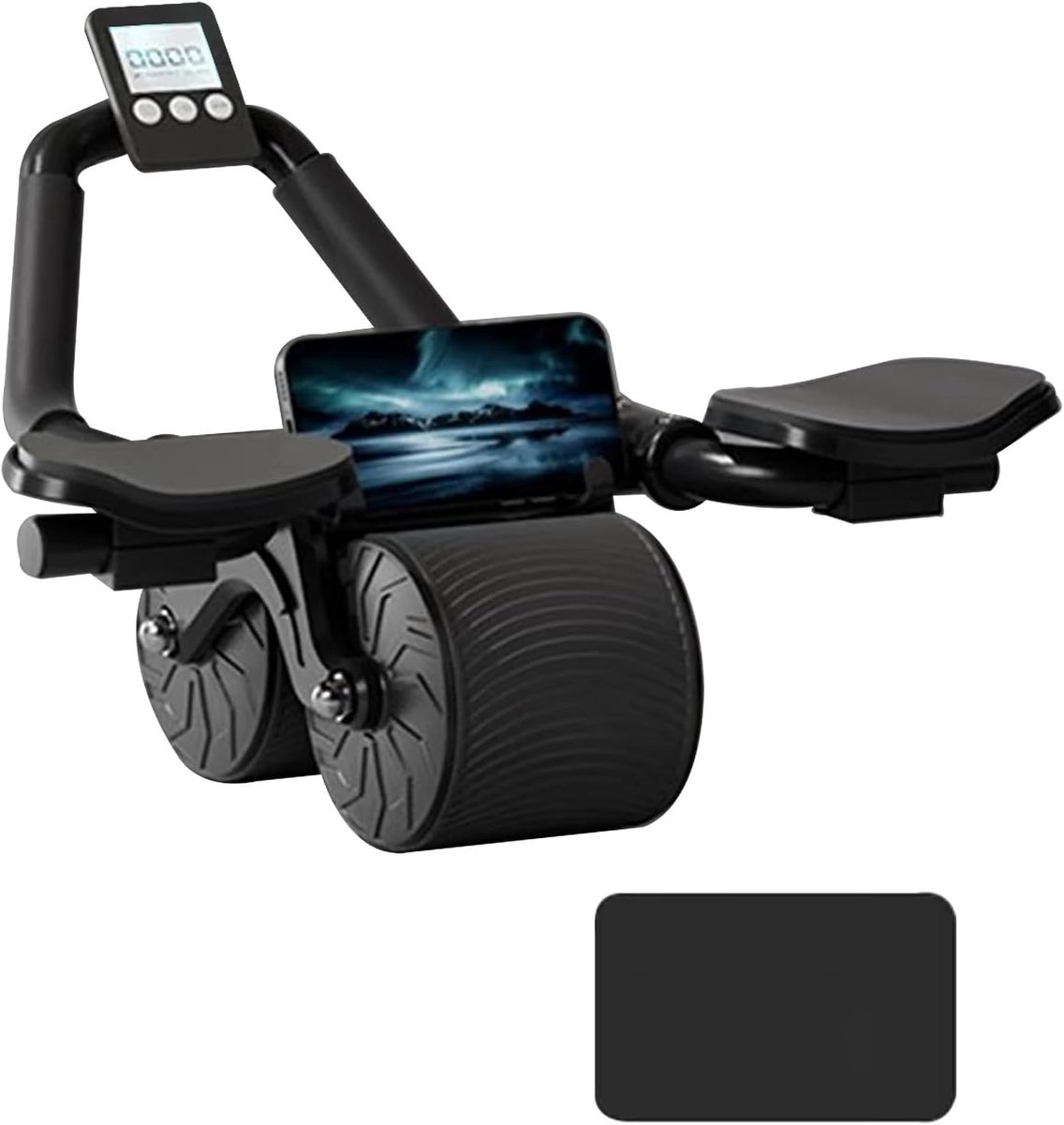 Buikspier Wiel - Core Trainer - Buikspieren Trainen - Automatische Rebound - 25x40x17 cm - Standaard